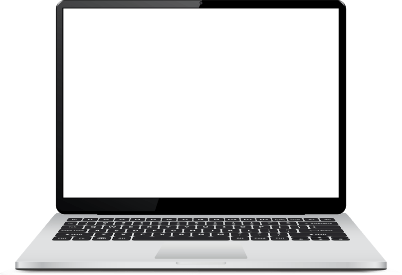 laptop device illustration representing mobile access to rockgym-Pro software